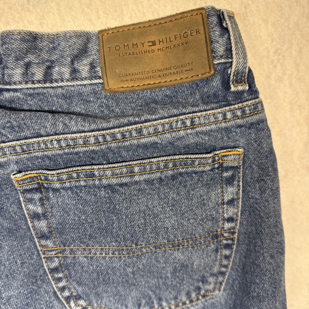 Tommy Hilfiger Blue Jeans Straight Leg Men's 32 X 32 - Picture 10 of 16